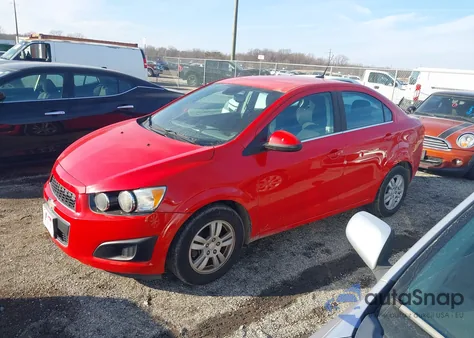 2013 Chevrolet Sonic Lt Auto z USA, uszkodzony, nr VIN 1G1JC5SG8D4237894